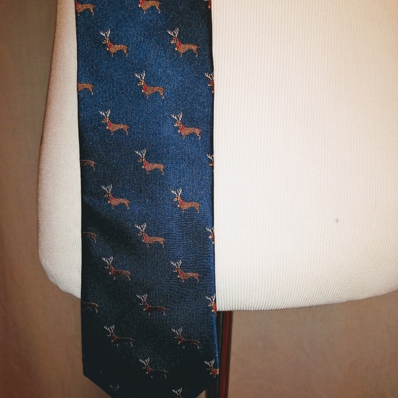 Chaps Other - Chaps Reindeer Tie Christmas Holiday Festive Tie.